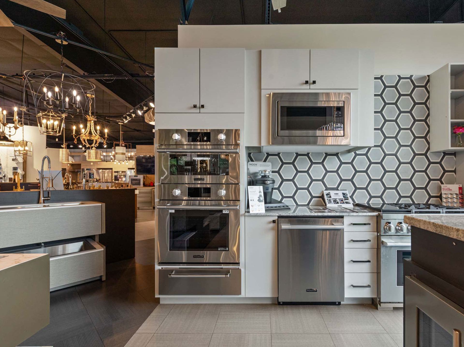 Facets of Lafayette kitchen & bath showroom appliances